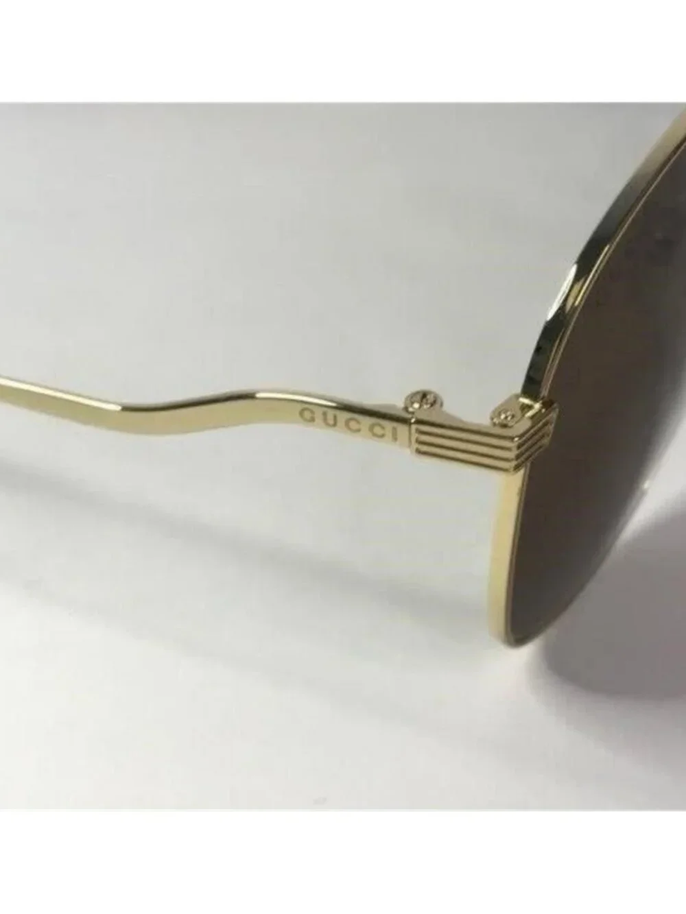 💯 - New Authentic Gucci Brown Pilot Ladies Sunglasses GG0969S 002 - Picture 3 of 12